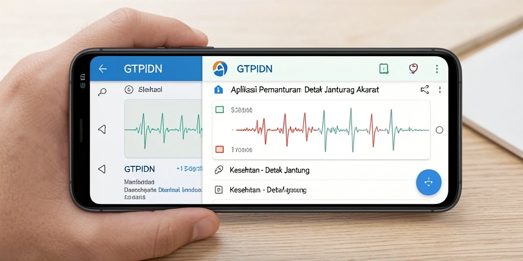 Tampilan antarmuka pengguna GTPIDN yang minimalist dan informatif.