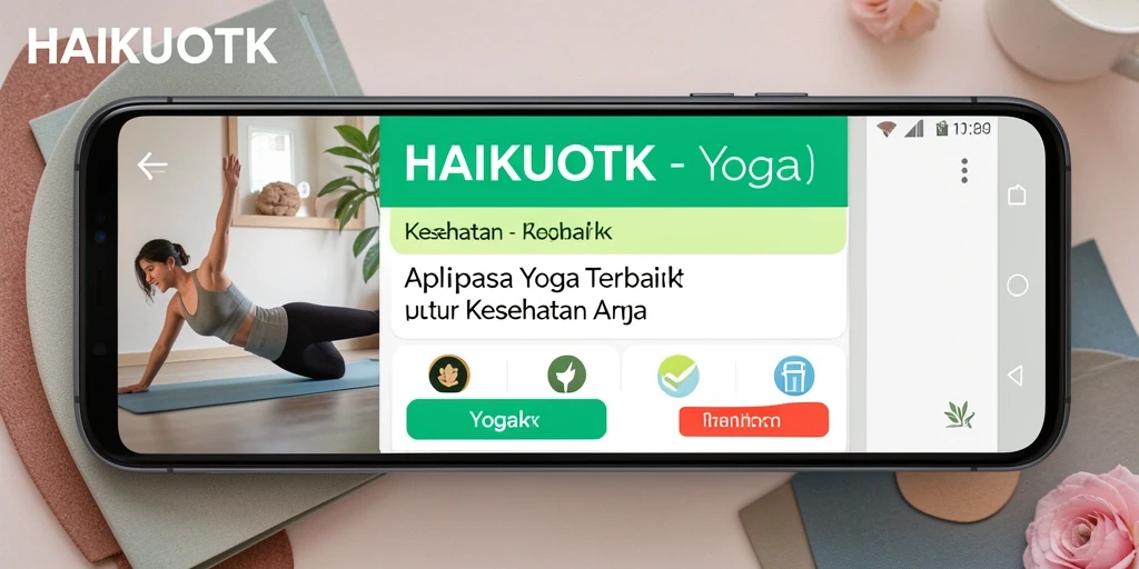Antarmuka HAIKUOTK menampilkan pengajaran Yoga yang jelas dan menarik.