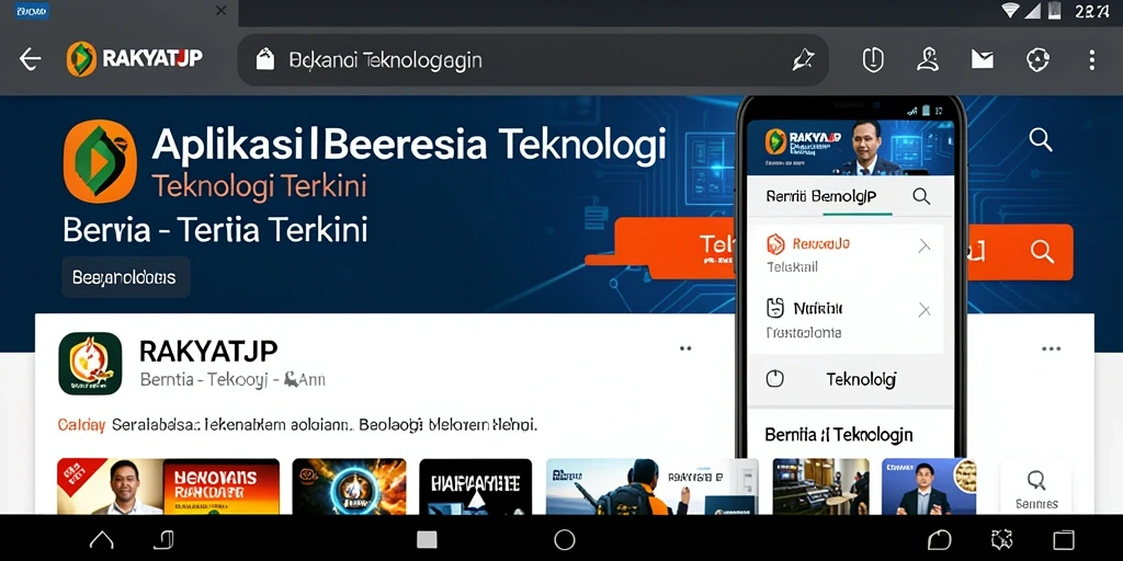 Tampilan antarmuka RAKYATJP yang modern dan informatif.