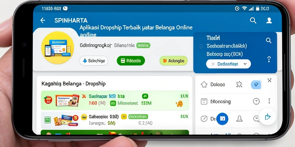 Antarmuka pengguna SPINHARTA yang sederhana dan intuitif.