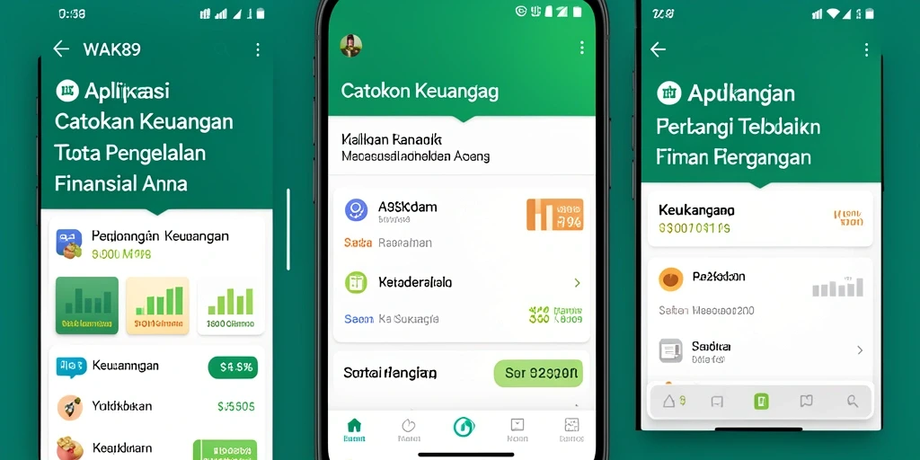 Antarmuka pengguna WAK89 yang intuitif dan mudah digunakan.